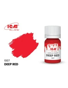 BASIC COLORS Deep Red bottle 12 ml - ICM 1007