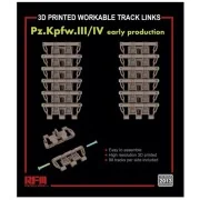 Workable track links for Pz. Kpfw. III /IV early production (3D pri...