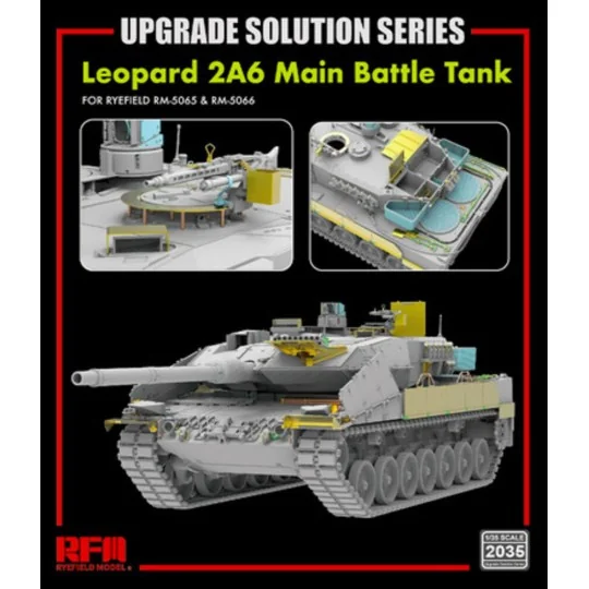 Upgrade set for 5065 & 5066 Leopard 2A6 - Rye Field Model 2035
