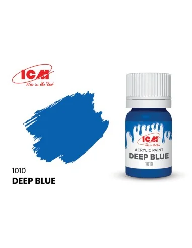 BASIC COLORS Deep Blue bottle 12 ml - ICM 1010