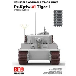 Workable track links for Tiger I late (New mould, upgraded version)...