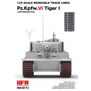 Workable track links for Tiger I late (New mould, upgraded version)...