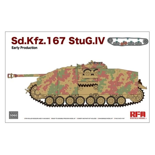 Sd.Kfz.167 StuG.IV Early Production w/workable track links, without... Sd.Kfz.167 StuG.IV Early Production w/workable track links, without...