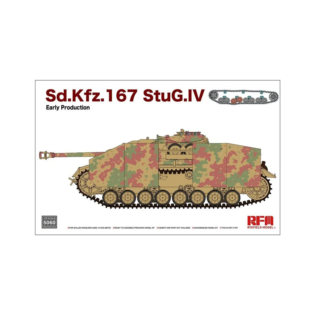 Sd.Kfz.167 StuG.IV Early Production w/workable track links, without...