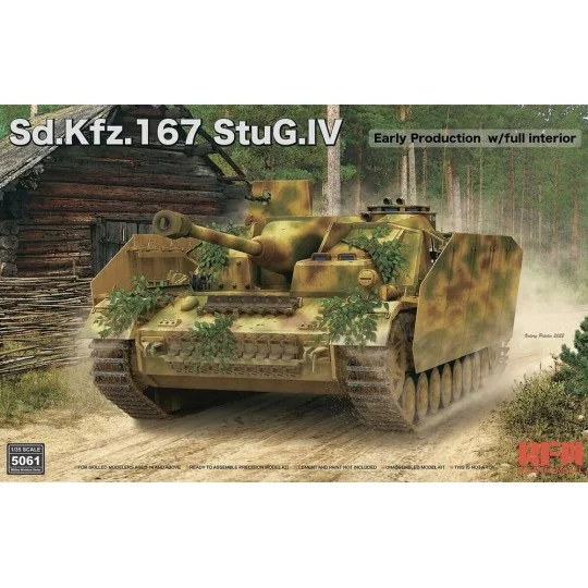 Sd.Kfz.167 StuG.IV Early Production w/full interior & workable trac... Sd.Kfz.167 StuG.IV Early Production w/full interior & workable trac...