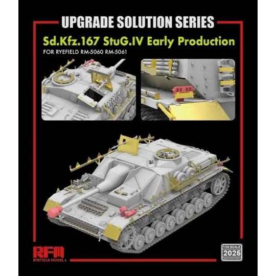 Upgrade set for 5060&5061 StuG.IV Early Production, 1/35 - Rye Fiel...