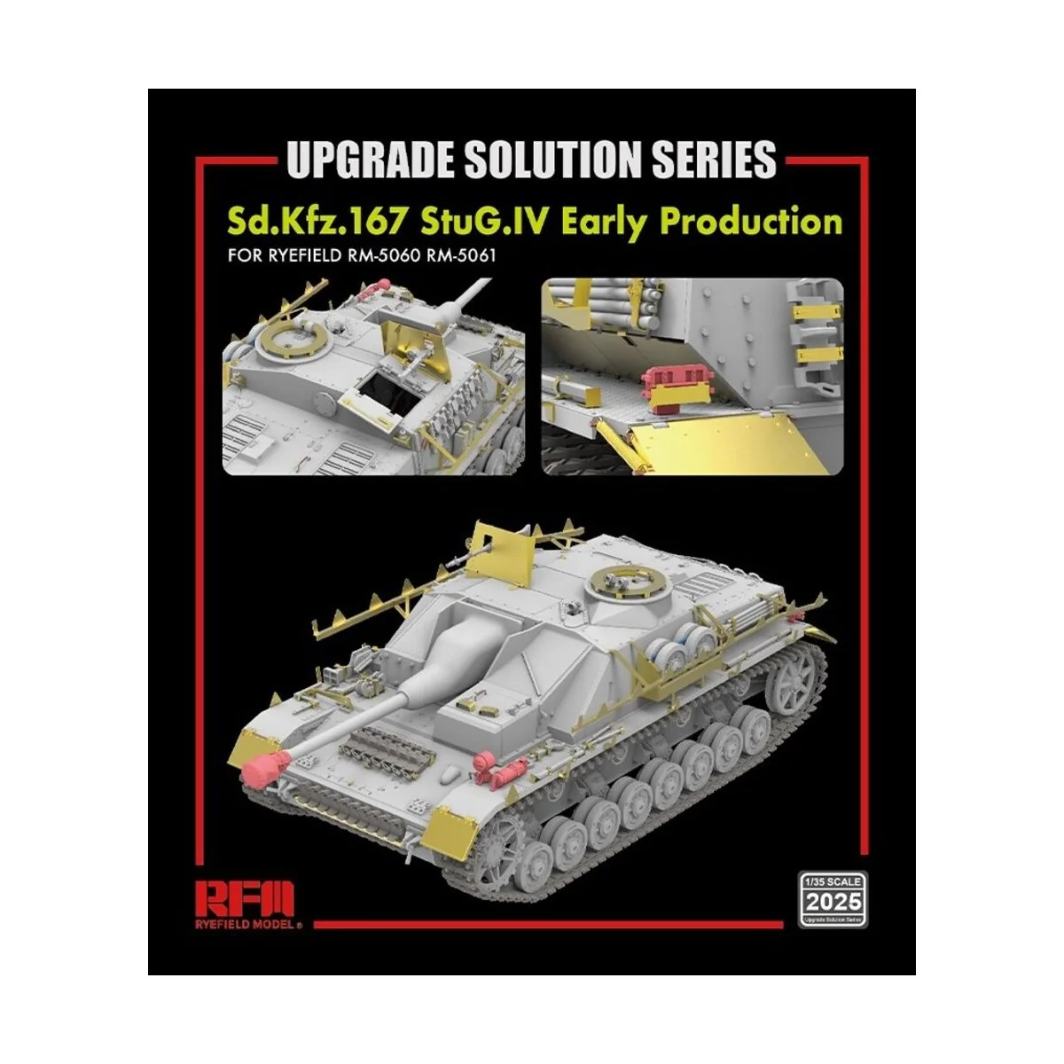 Upgrade set for 5060&5061 StuG.IV Early Production, 1/35 - Rye Fiel...