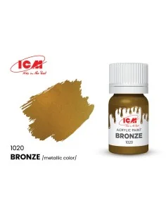 METALLIC COLORS Bronze bottle 12 ml - ICM 1020