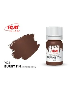[NO_DESC] METALLIC COLORS Burnt Tin bottle 12 ml - ICM 1022