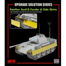 Panther Ausf.G Fender & Side Skirts for 5018 5019 5045 5089 - Rye F...