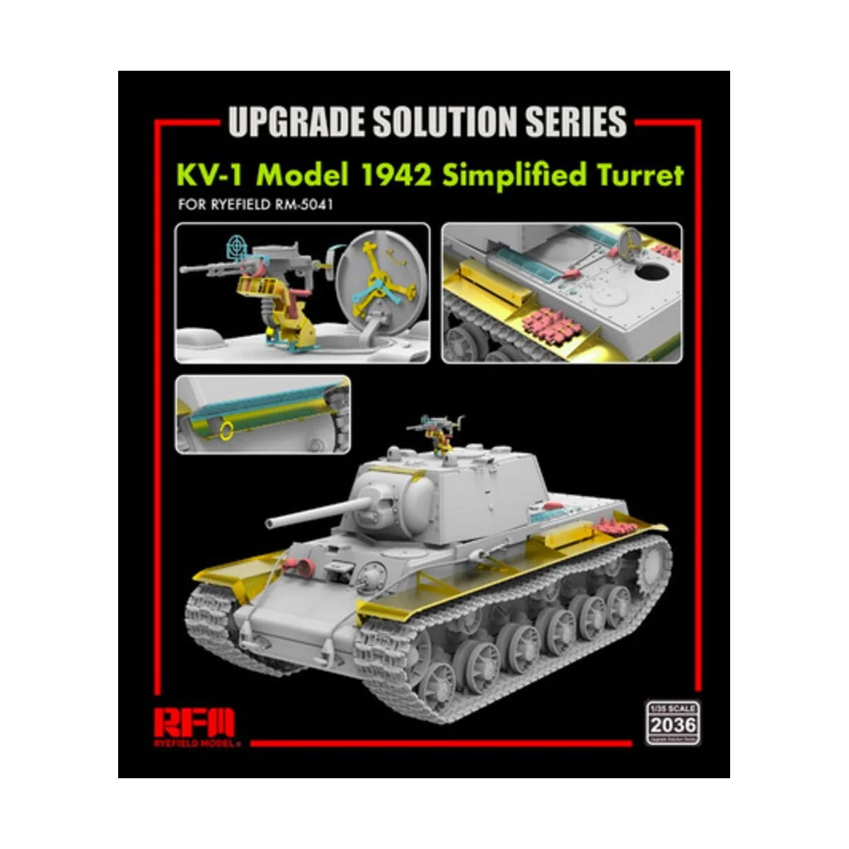 Upgrade set for 5041 KV-1, 1/35 - Rye Field Model 2036