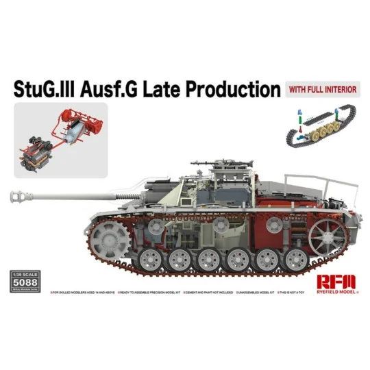 StuG.III Ausf.G Late Production with full interior - Rye Field Mode...