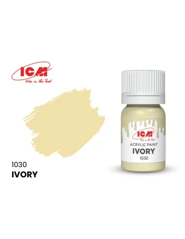 GREY Ivory bottle 12 ml - ICM 1030
