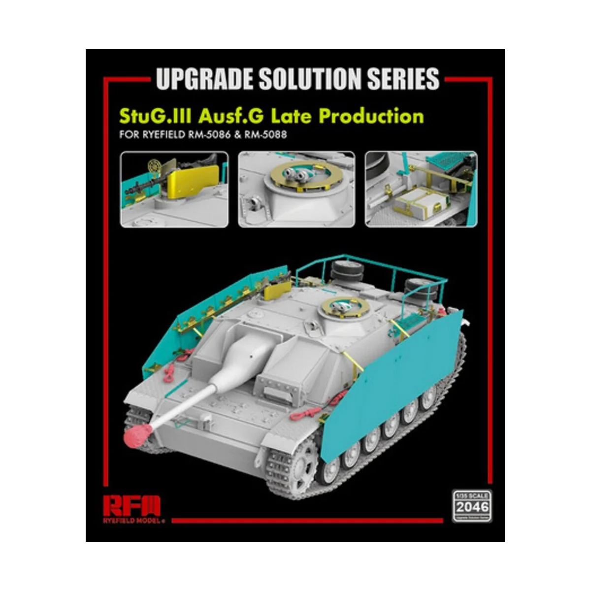 Upgrade set for 5086 5088 StuG.III Ausf.G Late Production, 1/35 - R...