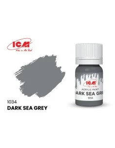 [NO_DESC] GREY Dark Sea Grey bottle 12 ml - ICM 1034