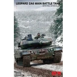 Leopard 2A6 Main Battle Tank with FULL INTERIOR - Rye Field Model 5066