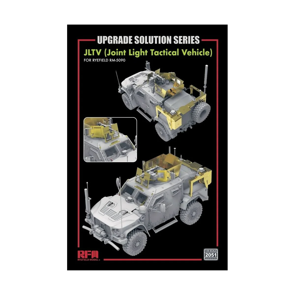 Upgrade set for 5090 JLTV, 1/35 - Rye Field Model 2051
