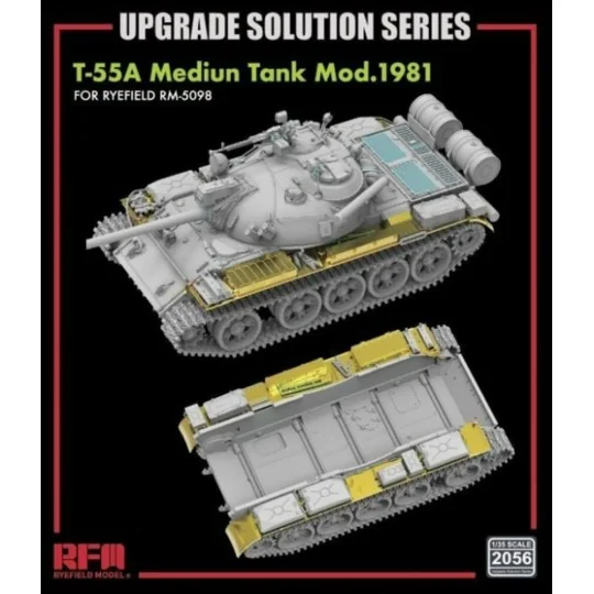 T-55A Medium Tank Mod.1981 for RFM5098 - Upgrade Solution, 1/35 - R...
