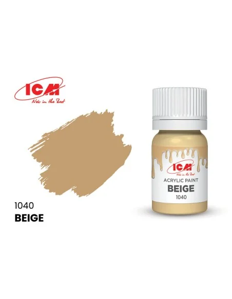 [NO_DESC] BEIGE Beige bottle 12 ml - ICM 1040