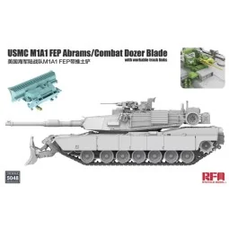 USMC M1A1 FEP Abrams/Combat Dozer Blade with workable track links, ...