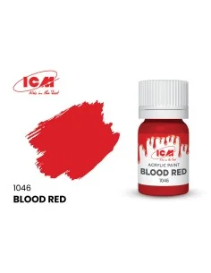 RED Blood Red bottle 12 ml - ICM 1046