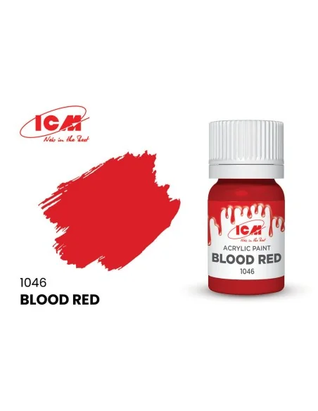 RED Blood Red bottle 12 ml - ICM 1046