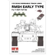 1/35 Scale Workable Track Links RMSH Early Type For T-55/72/62 - Ry...