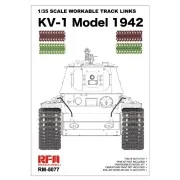 1/35 Scale Workable Track Links KV-1 Model 1942, 1/35 - Rye Field M...