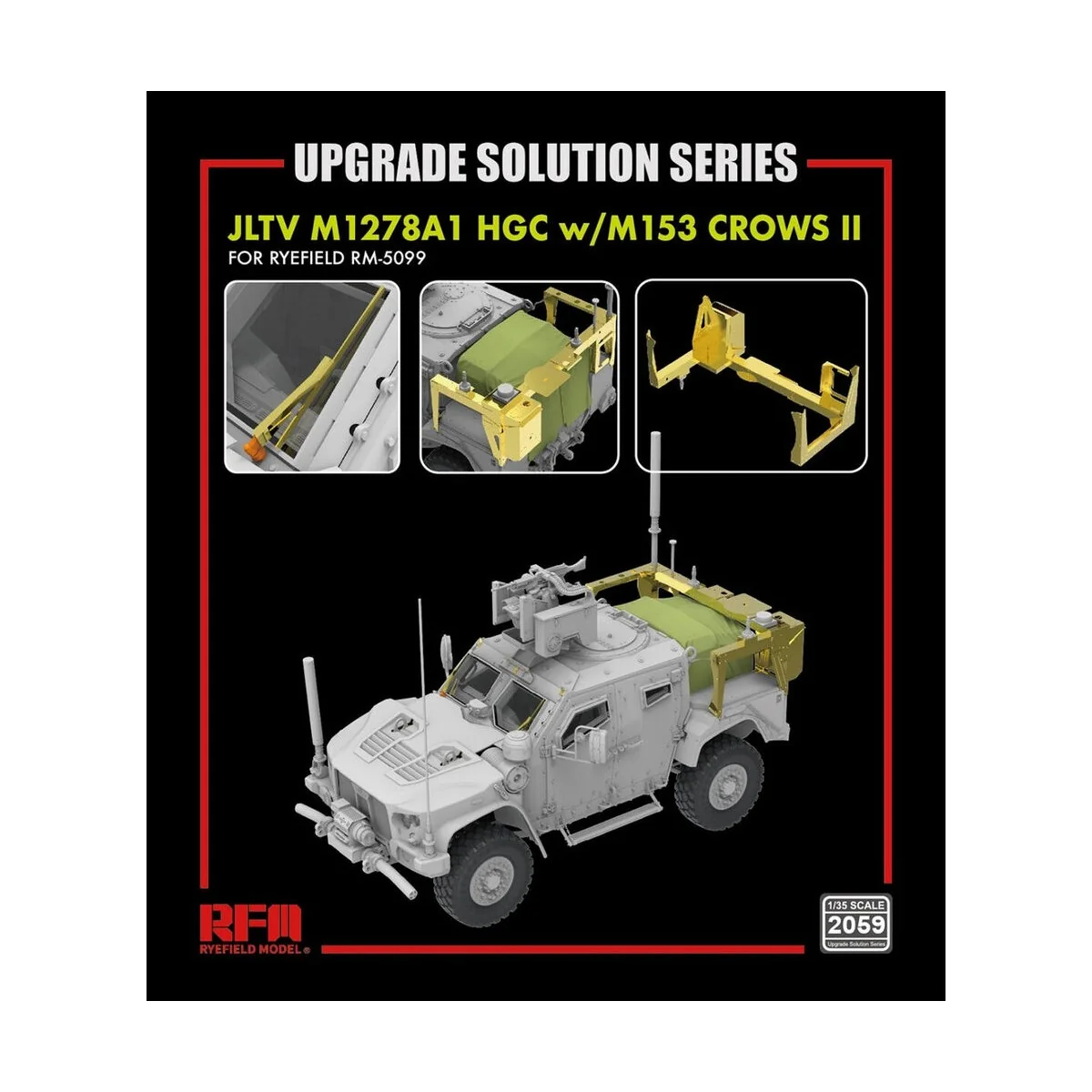 Upgrade Solution Series JLTV M1278A1 HGC w/M153 CROWS II - Rye Fiel...