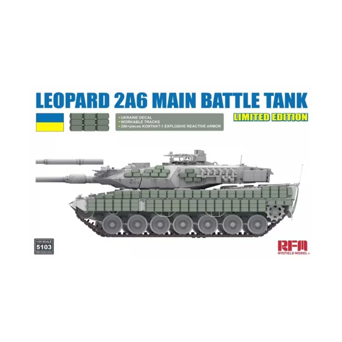 Leopard 2A6 Main Battle Tank Limited Edition - Rye Field Model 5103