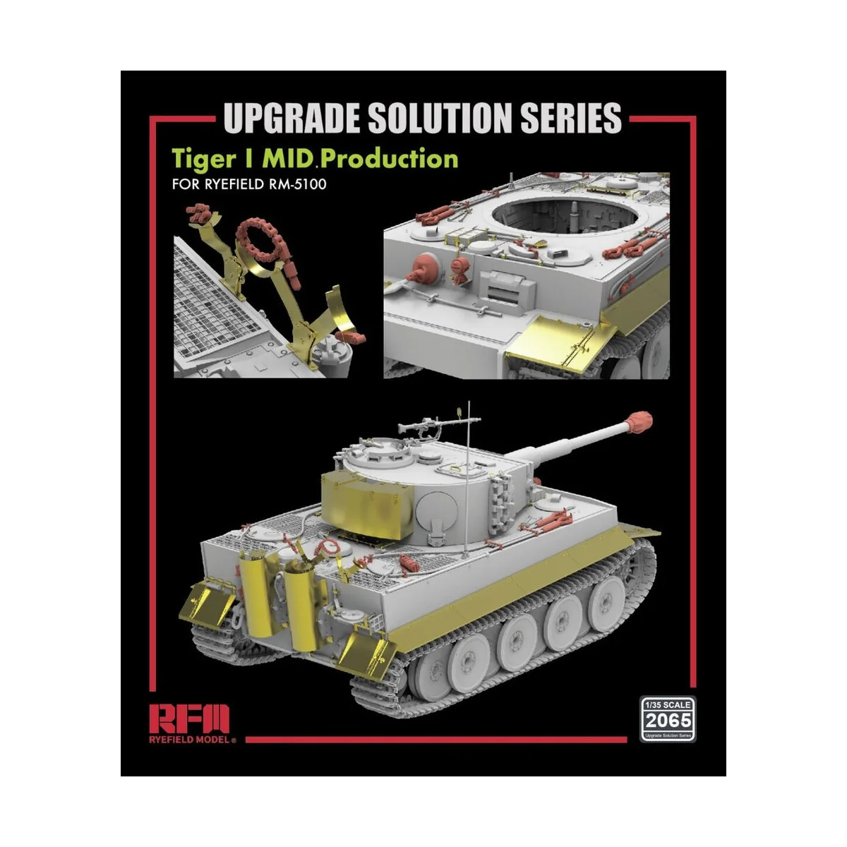 Upgrade Set for 5100 Pz.Kpfw. VI Ausf. E Tiger I Mid - Rye Field Mo...