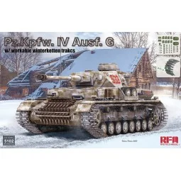 Pz.Kpfw. IV Ausf. G w/Workable Winterketten Tracks - Rye Field Mode...