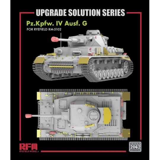 Upgrade Set for 5102 Pz.Kpfw. IV Ausf. G - Rye Field Model 2062