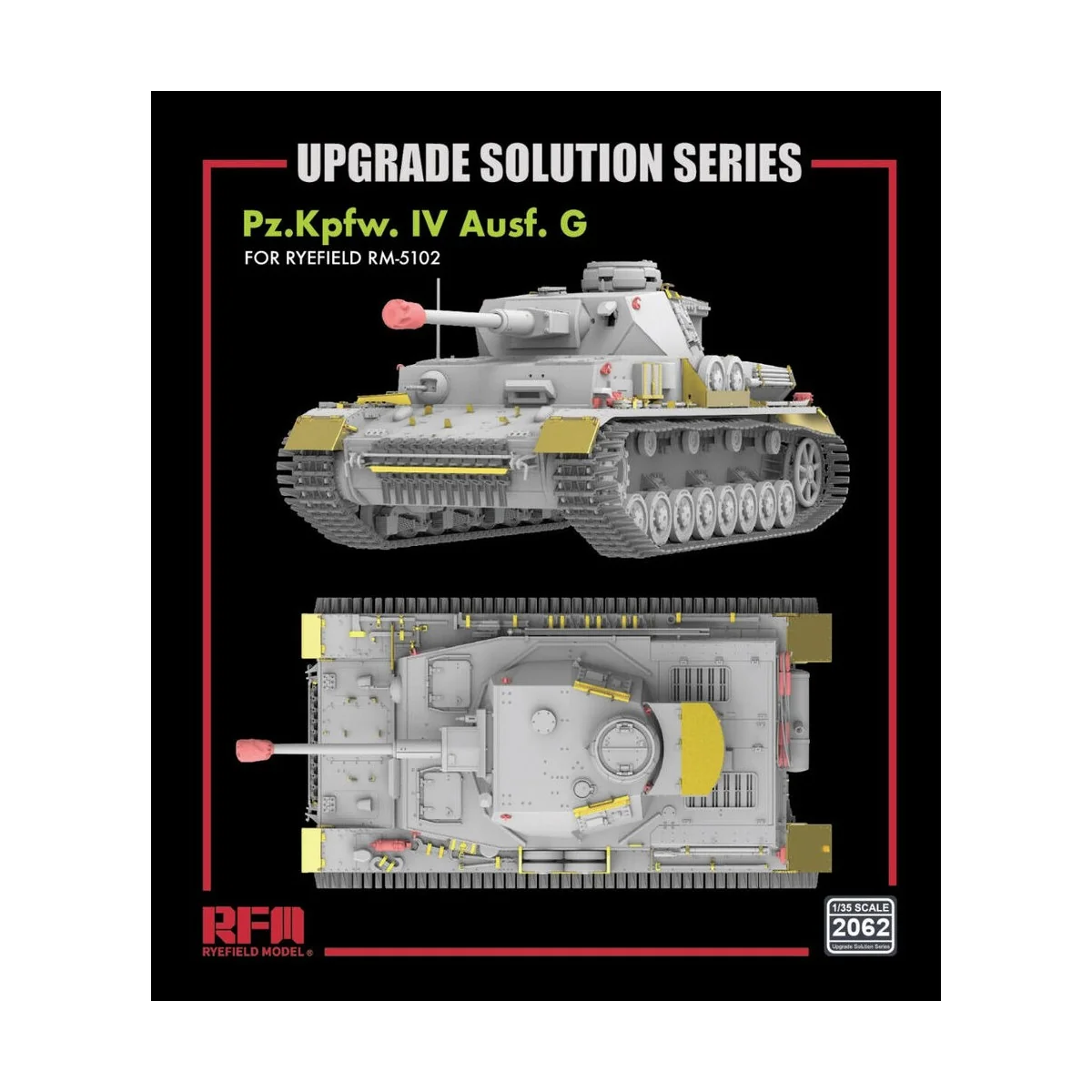Upgrade Set for 5102 Pz.Kpfw. IV Ausf. G - Rye Field Model 2062