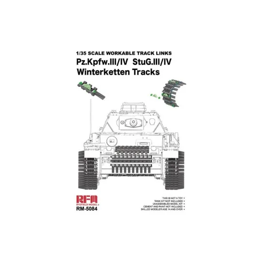 1/35 Workable Winterketten Tracks for Pz.Kpfw. III/IV - Rye Field M...