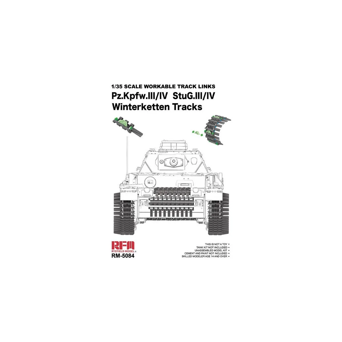 1/35 Workable Winterketten Tracks for Pz.Kpfw. III/IV - Rye Field M...