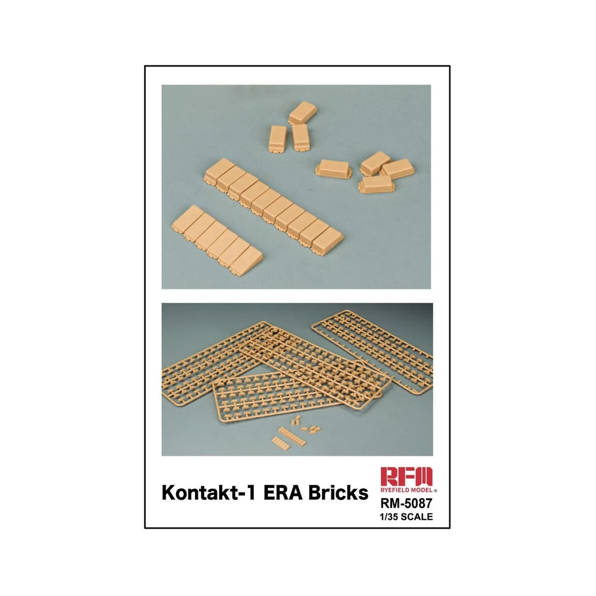 Kontakt-1 ERA Bricks, 1/35 - Rye Field Model 5087 Kontakt-1 ERA Bricks, 1/35 - Rye Field Model 5087