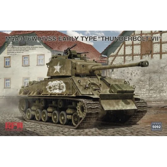M4A3 HVSS Early Type Thunderbolt VII - Rye Field Model 5092