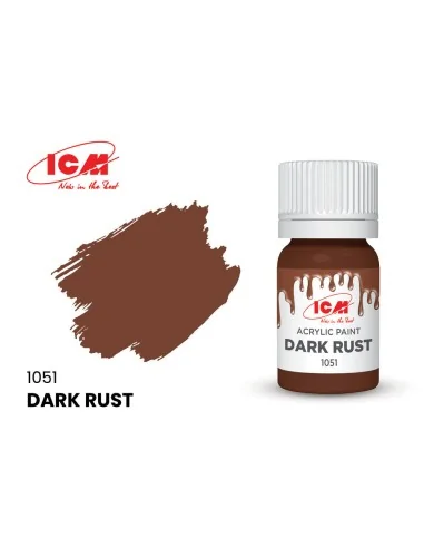 BROWN Dark Rust bottle 12 ml - ICM 1051