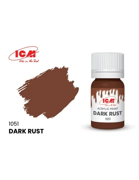 BROWN Dark Rust bottle 12 ml - ICM 1051