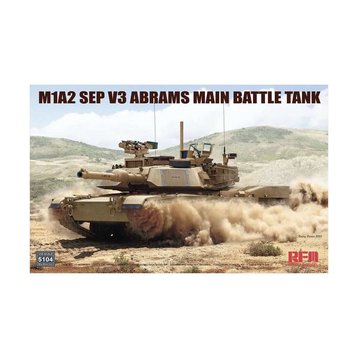M1A1 SEP V3 Abrams Main Battle Tank, 1/35 - Rye Field Model 5104 M1A1 SEP V3 Abrams Main Battle Tank, 1/35 - Rye Field Model 5104