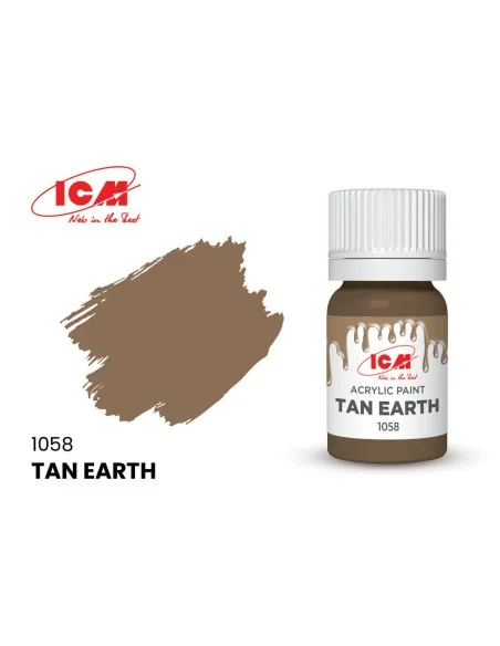 [NO_DESC] BROWN Tan Earth bottle 12 ml - ICM 1058