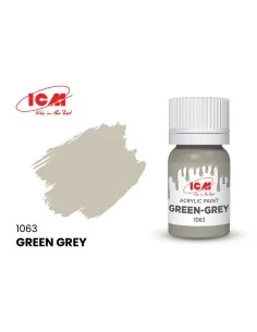 GREEN Green-Grey bottle 12 ml - ICM 1063