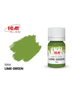 GREEN Lime Green bottle 12 ml - ICM 1064