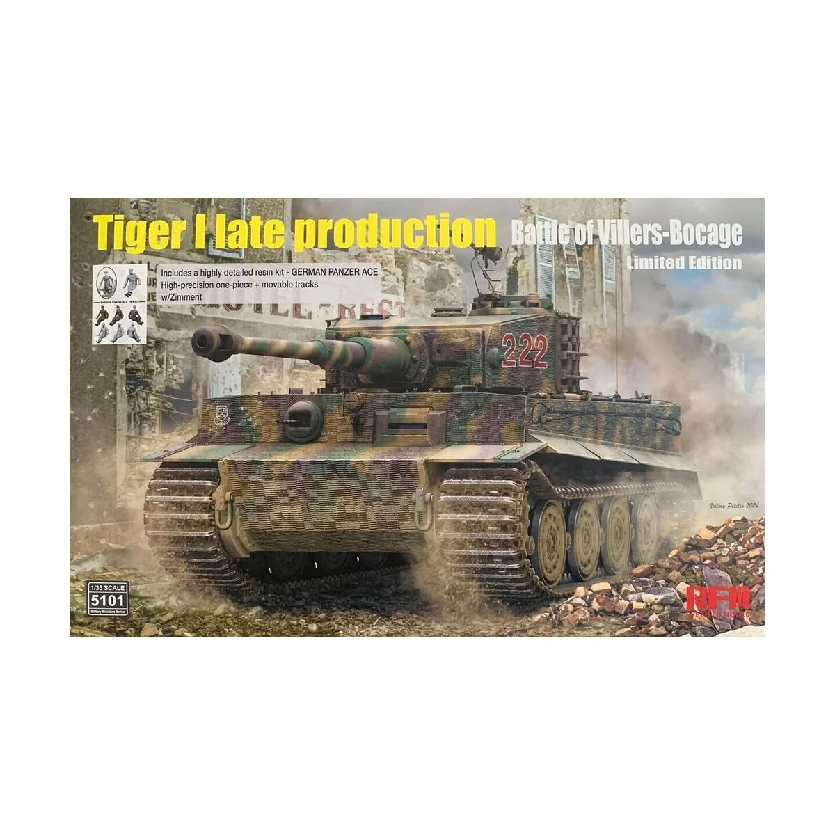 Tiger I Late Production Battle of Villers-Bocage Limited Edition, 1...