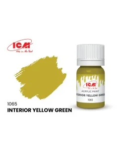 GREEN Interior Yellow Green bottle 12 ml - ICM 1065