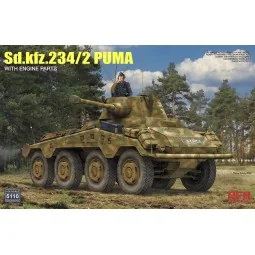 Sd.kfz 234/2 Puma w/ Engine Parts - Rye Field Model 5110