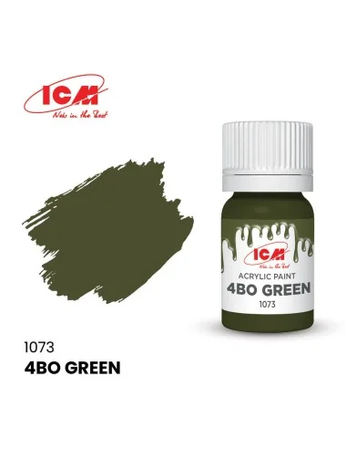 GREEN Russian Green bottle 12 ml - ICM 1073