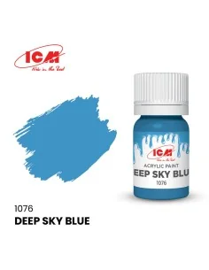 BLUE Deep Sky Blue bottle 12 ml - ICM 1076