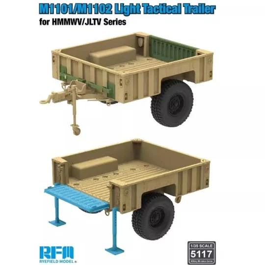 M1101/M1102 Light Tactical Trailer for HMMWV/JLTV Series - Rye Fiel...